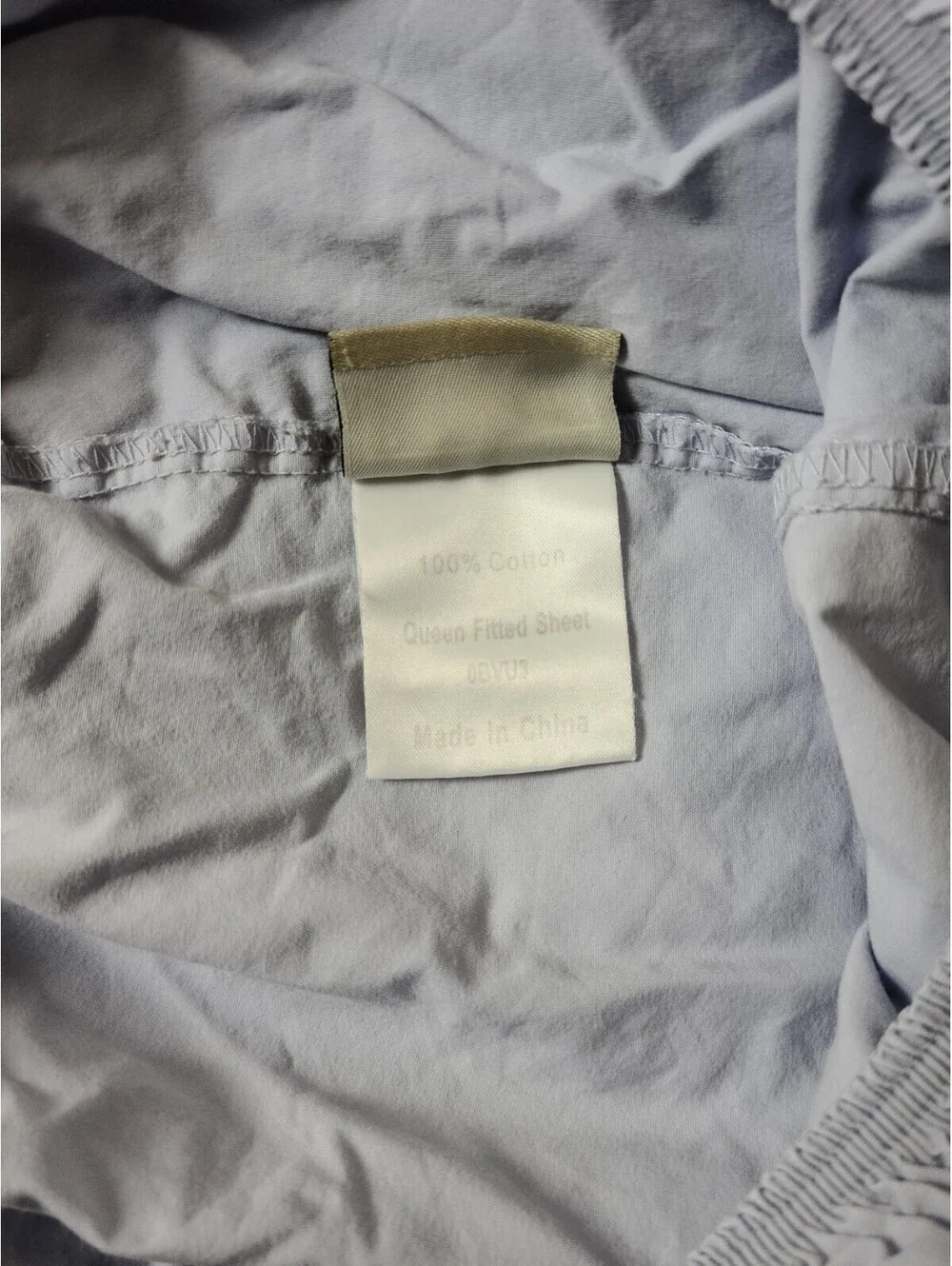 LL Bean Queen Purple Fitted & Flat Sheets